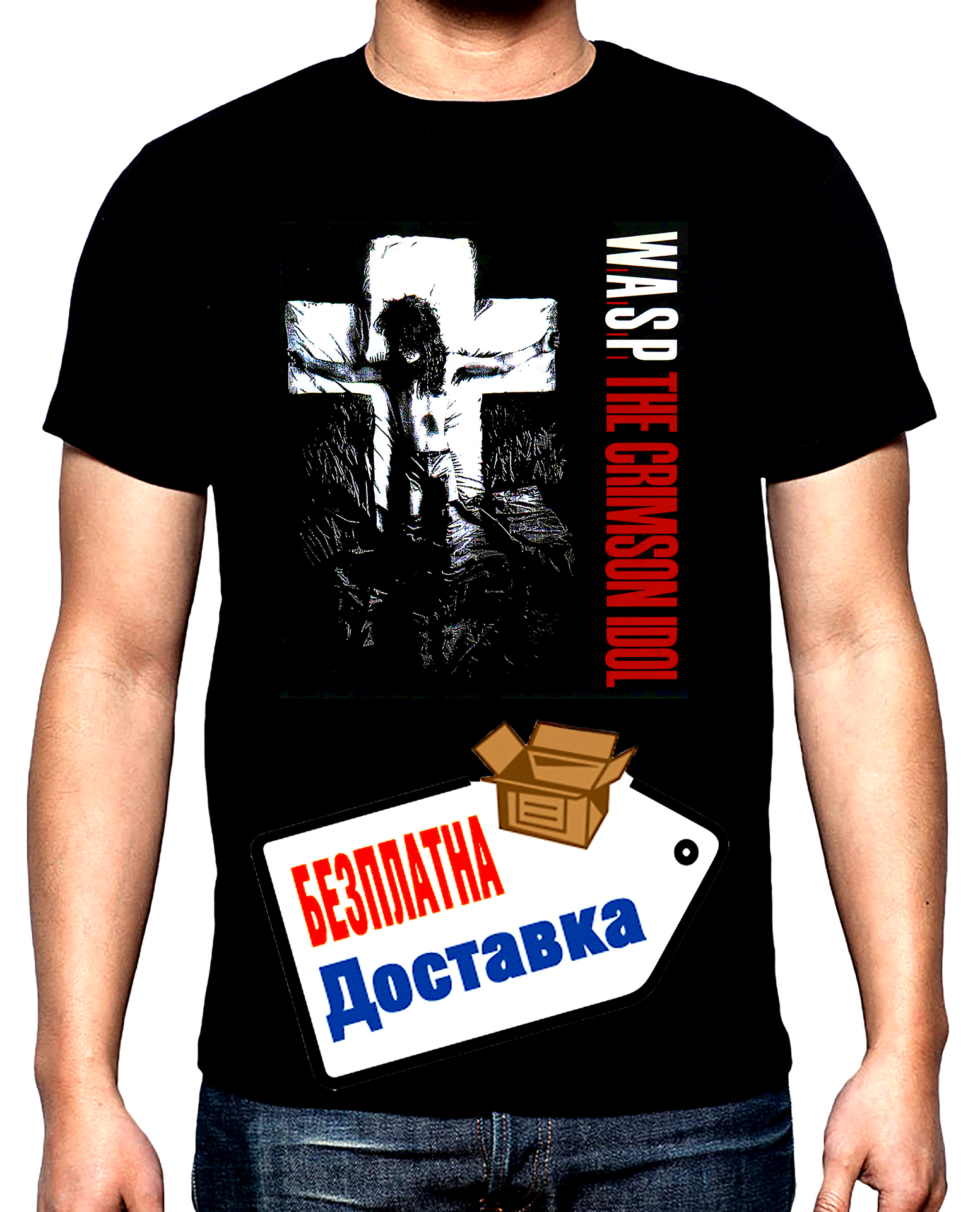 WASP, The Crimson Idol, мъжка тениска, 100% памук, S до 5XL
